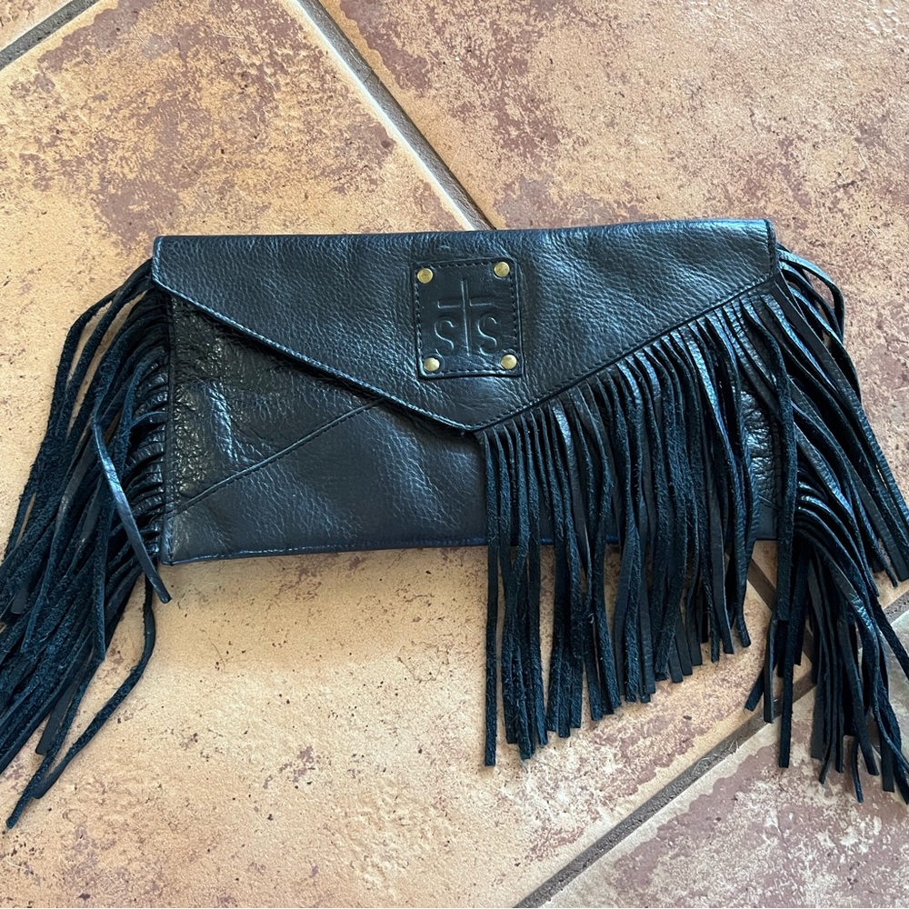 STS leather clutch